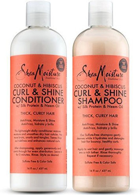 Shea Moisture Coconut And Hibiscus Curl And Shine Combination Set - Includes 16 Oz. Shampoo & 16 Oz. Conditioner(473.18 ml)
Shea Moisture Coconut And Hibiscus Curl And Shine Combination Set - Includes 16 Oz. Shampoo & 16 Oz. Conditioner(473.18 ml)