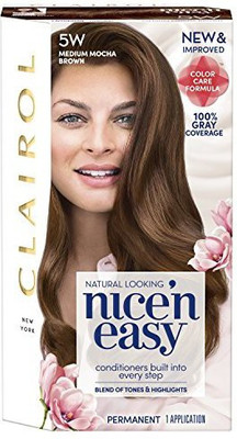 Clairol Nice N Easy 5W118B Medium Mocha Brown Permanent Hair Color 1 Kit Packaging May Vary(236 ml)
Clairol Nice N Easy 5W118B Medium Mocha Brown Permanent Hair Color 1 Kit Packaging May Vary(236 ml)