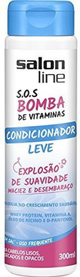 Salon Line Linha Tratamento Sos Bomba De Vitaminas - Condicionador Leve - Explosao De Suavidade 300 Ml(300 ml)
Salon Line Linha Tratamento Sos Bomba De Vitaminas - Condicionador Leve - Explosao De Suavidade 300 Ml(300 ml)