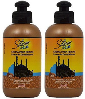 Silicon Mix Moroccan Argan Oil Leave-In Conditioner 8Oz Pack Of 2(236.59 ml)