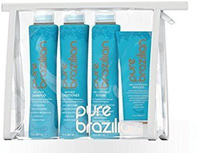 Pure Brazilian Essential Home Care Kit Anti Frizz Serum Shampoo Conditioner And Deep Conditioning Masque Travel Size(88.72 ml)
Pure Brazilian Essential Home Care Kit Anti Frizz Serum Shampoo Conditioner And Deep Conditioning Masque Travel Size(88.72 ml)