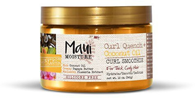 Maui Moisture Curl Quench + Coconut Oil Curl Smoothie 12 Ounce Creamy Silicone Free Styling Cream For Thick Curls Twist-Outs Braids Wash-And-Go Styles(354.88 ml)
Maui Moisture Curl Quench + Coconut Oil Curl Smoothie 12 Ounce Creamy Silicone Free Styling Cream For Thick Curls Twist-Outs Braids Wash-And-Go Styles(354.88 ml)