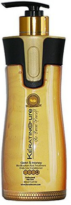 Keratin Cure Gold & Honey Bio Sulfate Free Moisturizing Conditioner #4 460Ml 15 Fl Oz With Argan Oil & Shea Butter(460 ml)
Keratin Cure Gold & Honey Bio Sulfate Free Moisturizing Conditioner #4 460Ml 15 Fl Oz With Argan Oil & Shea Butter(460 ml)