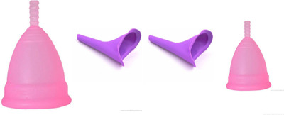 Zedex Combo Pack of 02 Reusable Medium Menstrual Cup & 02 Reusable Female Urination Device(Pink & Blue, Pack of 4)
Zedex Combo Pack of 02 Reusable Medium Menstrual Cup & 02 Reusable Female Urination Device(Pink & Blue, Pack of 4)