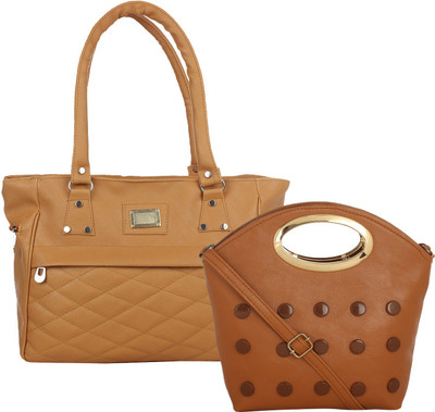 Fillin Cart Hand-held Bag(Brown)
