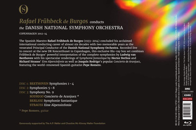 Rafael Fruehbeck de Burgos , Danish National Symphony Orchestra , Beethoven: The Symphonies (region - all)(Blu-ray English)
Rafael Fruehbeck de Burgos , Danish National Symphony Orchestra , Beethoven: The Symphonies (region - all)(Blu-ray English)
