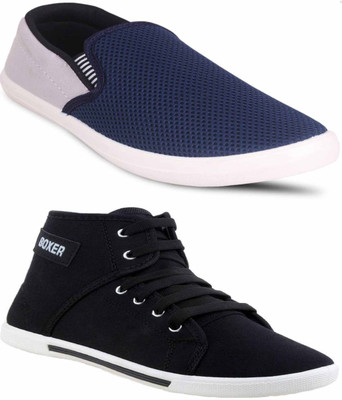 JETTER Loafers For Men(Blue, Blue/ grey