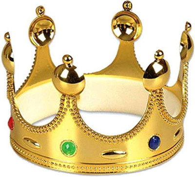 Funtastic Crown(Gold, Pack of 1)