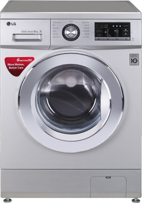 LG 8 kg Inverter Fully Automatic Front Load Washing Machine with In-built Heater Silver(FH2G6TDNL42)
LG 8 kg Inverter Fully Automatic Front Load Washing Machine with In-built Heater Silver(FH2G6TDNL42)