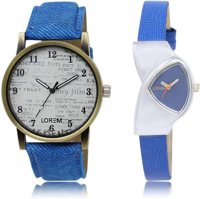 LOREM SR-28-208 Attractive Blue & White Triangle & Round Boy's & Girl's Leather Watch - For Men & Women
LOREM SR-28-208 Attractive Blue & White Triangle & Round Boy's & Girl's Leather Watch - For Men & Women