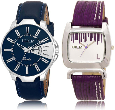 LOREM SR-23-207 Attractive White & Blue Round Boy's & Girl's Leather Watch - For Men
LOREM SR-23-207 Attractive White & Blue Round Boy's & Girl's Leather Watch - For Men
