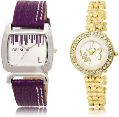 LOREM SR-203-207 Attractive Multicolor Round & Square Girl's Metal Bracelet & Leather Watch - For Women
LOREM SR-203-207 Attractive Multicolor Round & Square Girl's Metal Bracelet & Leather Watch - For Women