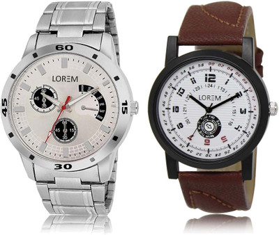 LOREM SR-11-101 Attractive Multicolor Round Boy's Leather & Metal Bracelet Hybrid Watch - For Men
LOREM SR-11-101 Attractive Multicolor Round Boy's Leather & Metal Bracelet Hybrid Watch - For Men