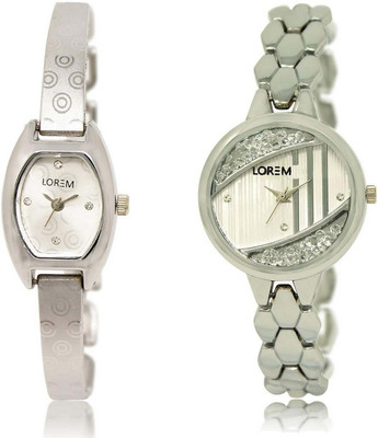 LOREM SR-219-223 Attractive White Round & Contemporary Girl's Metal Bracelet Watch - For Women
LOREM SR-219-223 Attractive White Round & Contemporary Girl's Metal Bracelet Watch - For Women