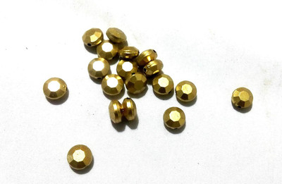 GOELX Matt Gold Designer Acrylic Round Stone Shaped Bead for Jewellery Making & Craft Work
GOELX Matt Gold Designer Acrylic Round Stone Shaped Bead for Jewellery Making & Craft Work