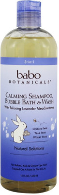 Babo Botanicals Calming Shampoo, Bubble Bath & Wash Lavender Meadowsweet 15(450 ml)
Babo Botanicals Calming Shampoo, Bubble Bath & Wash Lavender Meadowsweet 15(450 ml)