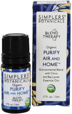 Simplers Botanicals Organic Blend Therapy Purify Air And Home Essential Oil(5 ml)
Simplers Botanicals Organic Blend Therapy Purify Air And Home Essential Oil(5 ml)