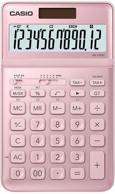 Casio JW-200SC-PK Desktop - Std Basic Calculator(12 Digit)