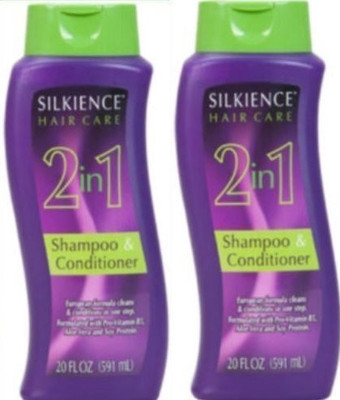 Silkience Hair Care 2 In 1 Shampoo & Conditioner Set Of 2(591 ml)