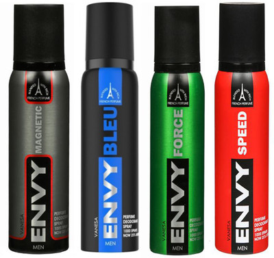 ENVY MAGNETIC DEODORANT 120 ML+FORCE DEODORANT 120 ML+SPEED DEODORANT 120 ML+BLEU DEODORANT 120 ML Deodorant Spray - For Men & Women(120 ml, Pack of 36)
ENVY MAGNETIC DEODORANT 120 ML+FORCE DEODORANT 120 ML+SPEED DEODORANT 120 ML+BLEU DEODORANT 120 ML Deodorant Spray - For Men & Women(120 ml, Pack of 36)