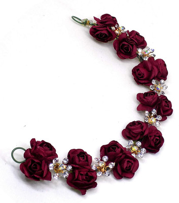 AASA Wedding Use Party Wear Hair Gajra Accessories For Women, South Indian Pearls Design Hair Gajra, Mehroon Bun, Hair Accessory Set(Maroon)
AASA Wedding Use Party Wear Hair Gajra Accessories For Women, South Indian Pearls Design Hair Gajra, Mehroon Bun, Hair Accessory Set(Maroon)
