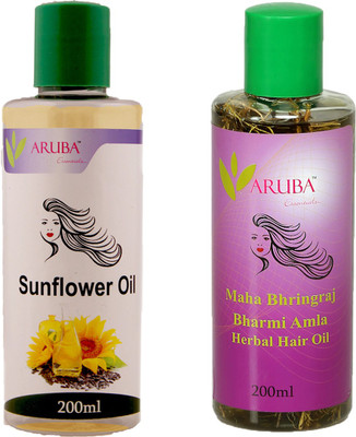 Aruba Essentials Amla – Brahmi Hair Oil & Sunflower Cold Pressed Herbal Hair Oil (200 ml Each) Hair Oil(400 ml)
Aruba Essentials Amla – Brahmi Hair Oil & Sunflower Cold Pressed Herbal Hair Oil (200 ml Each) Hair Oil(400 ml)