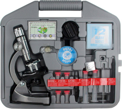 Zahuu Microscope Set, Black/Silver(Black)