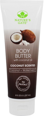 Nature's Gate Body Butter With Coconut Oil + Watermelon 8 Fl. Oz.(237 ml)
