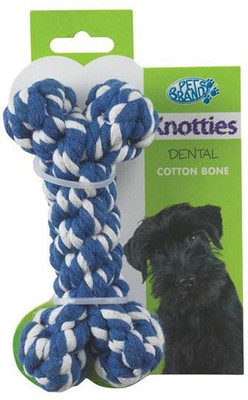 Pet Brands Knotty Bone Medium Cotton Chew Toy For Dog