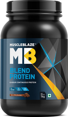 MuscleBlaze Blend Protein Powder Protein Blends(1 kg, Chocolate)