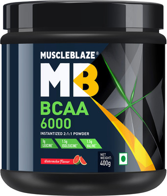 MuscleBlaze BCAA 6000 BCAA(400 g, Watermelon)