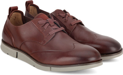 Clarks Trigen Wing Causal Shoes For Men(Brown, British tan