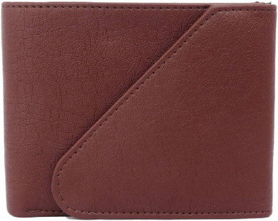 Xlivo Men Brown Artificial Leather Wallet(3 Card Slots)