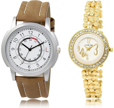 LOREM Watch-17-203 COMBO Multicolor Round Boy's & Girl's Metal Bracelet & Leather Watch - For Men & Women
LOREM Watch-17-203 COMBO Multicolor Round Boy's & Girl's Metal Bracelet & Leather Watch - For Men & Women