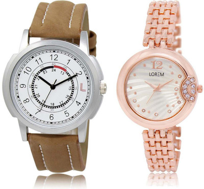 LOREM SR-17-228 Attractive Silver & White Round Boy's & Girl's Metal Bracelet & Leather Watch - For Men & Women
LOREM SR-17-228 Attractive Silver & White Round Boy's & Girl's Metal Bracelet & Leather Watch - For Men & Women