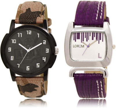 LOREM SR-3-207 Attractive White & Black Round Boy's & Girl's Leather Watch - For Men & Women
LOREM SR-3-207 Attractive White & Black Round Boy's & Girl's Leather Watch - For Men & Women