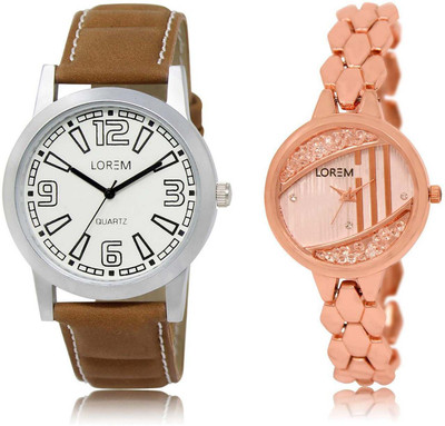 LOREM SR-15-222 Attractive Rose Gold & White Round Boy's & Girl's Metal Bracelet & Leather Watch - For Men & Women
LOREM SR-15-222 Attractive Rose Gold & White Round Boy's & Girl's Metal Bracelet & Leather Watch - For Men & Women