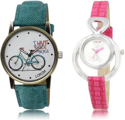 LOREM Watch-205-229 Attractive Silver & White Round Girl's Leather Watch - For Women
LOREM Watch-205-229 Attractive Silver & White Round Girl's Leather Watch - For Women