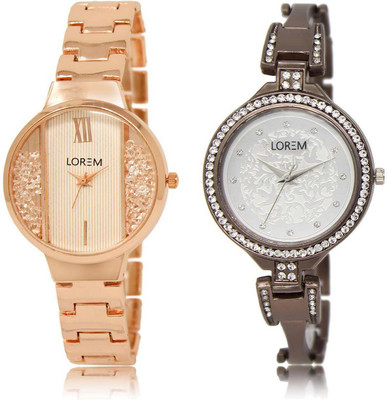 LOREM SR-217-236 Attractive Silver & White Round Girl's Metal Bracelet Watch - For Women
LOREM SR-217-236 Attractive Silver & White Round Girl's Metal Bracelet Watch - For Women