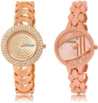 LOREM OM-202-222 Designer Multicolor Round Girl's Metal Bracelet Watch - For Women
LOREM OM-202-222 Designer Multicolor Round Girl's Metal Bracelet Watch - For Women