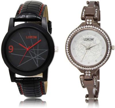 LOREM SR-8-236 Attractive Silver & Black Round Boy's & Girl's Metal Bracelet & Leather Watch - For Men & Women
LOREM SR-8-236 Attractive Silver & Black Round Boy's & Girl's Metal Bracelet & Leather Watch - For Men & Women