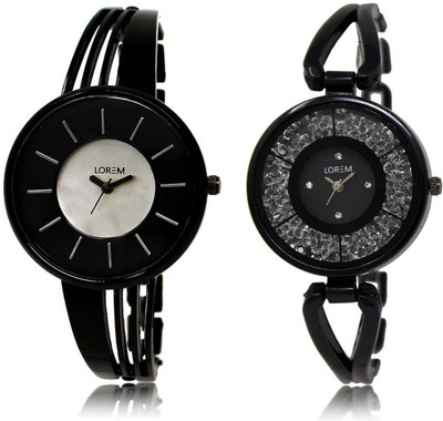 LOREM watch-211-212 Designer Multicolor Round Girl's Metal Bracelet Watch - For Women
LOREM watch-211-212 Designer Multicolor Round Girl's Metal Bracelet Watch - For Women