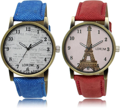 LOREM Watch-28-230 COMBO White Round Boy's & Girl's Leather Watch - For Boys & Girls
LOREM Watch-28-230 COMBO White Round Boy's & Girl's Leather Watch - For Boys & Girls