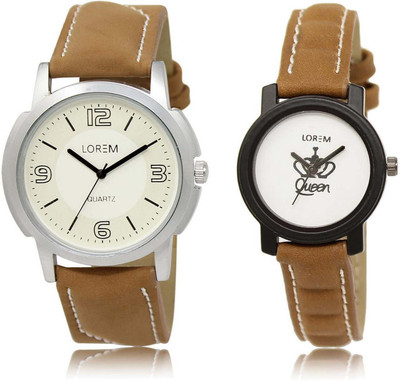 LOREM SR-16-209 Attractive White Round Boy's & Girl's Leather Watch - For Men & Women
LOREM SR-16-209 Attractive White Round Boy's & Girl's Leather Watch - For Men & Women