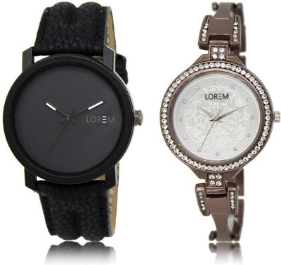 LOREM OM-21-236 Designer Silver & Black Round Boy's & Girl's Metal Bracelet & Leather Watch - For Men & Women
LOREM OM-21-236 Designer Silver & Black Round Boy's & Girl's Metal Bracelet & Leather Watch - For Men & Women