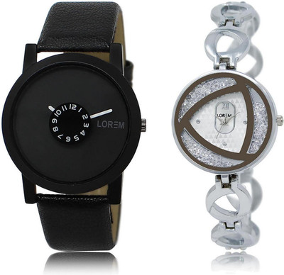 LOREM Watch-25-240 COMBO Silver & Black Round Boy's & Girl's Metal Bracelet & Leather Watch - For Men & Women
LOREM Watch-25-240 COMBO Silver & Black Round Boy's & Girl's Metal Bracelet & Leather Watch - For Men & Women