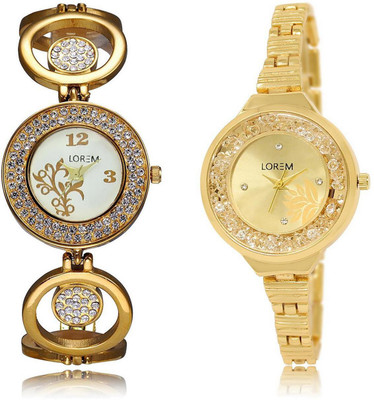 LOREM Watch-204-224 COMBO Multicolor Round Girl's Metal Bracelet Watch - For Women
LOREM Watch-204-224 COMBO Multicolor Round Girl's Metal Bracelet Watch - For Women