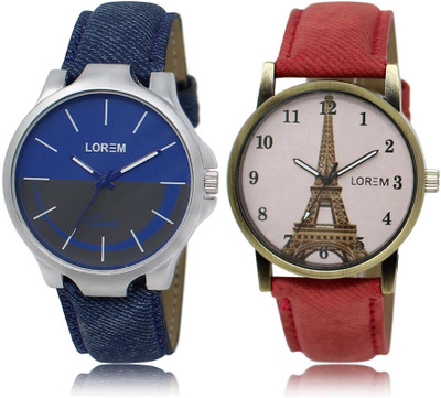 LOREM watch-24-230 COMBO White & Blue Round Boy's & Girl's Leather Watch - For Men & Women
LOREM watch-24-230 COMBO White & Blue Round Boy's & Girl's Leather Watch - For Men & Women