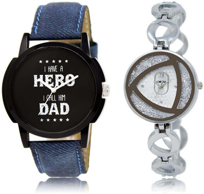 LOREM WATCH-7-240 Designer Silver & Black Round Boy's & Girl's Metal Bracelet & Leather Watch - For Men & Women
LOREM WATCH-7-240 Designer Silver & Black Round Boy's & Girl's Metal Bracelet & Leather Watch - For Men & Women