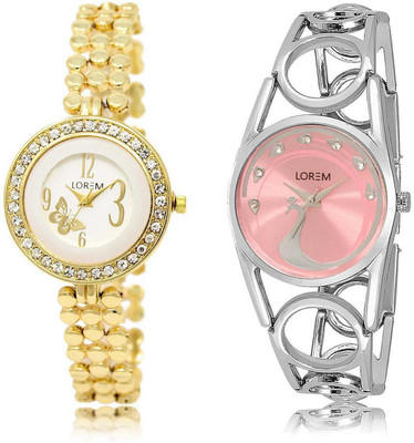 LOREM OM-203-233 Designer Multicolor Round Girl's Metal Bracelet Watch - For Women
LOREM OM-203-233 Designer Multicolor Round Girl's Metal Bracelet Watch - For Women